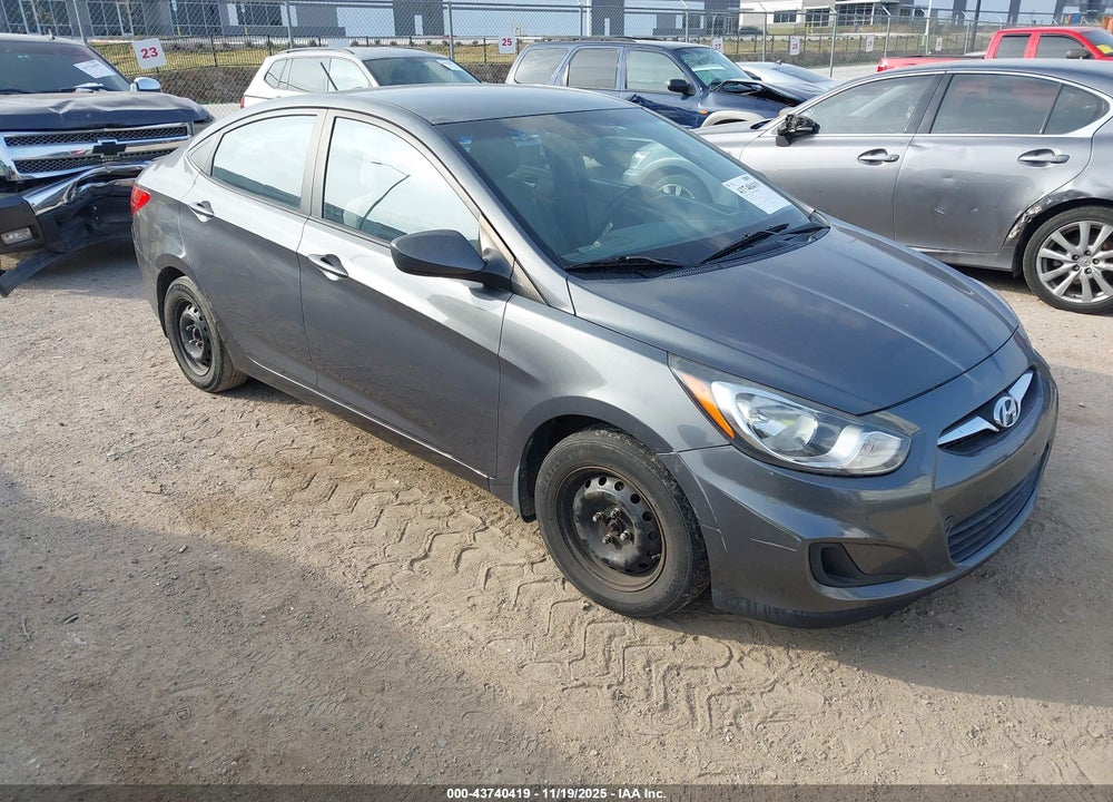 2012 HYUNDAI ACCENT GLS VIN: KMHCT4AE9CU151207