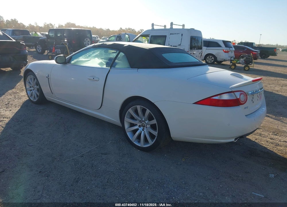 2007 JAGUAR XK SERIES VIN: SAJWA44B875B15666