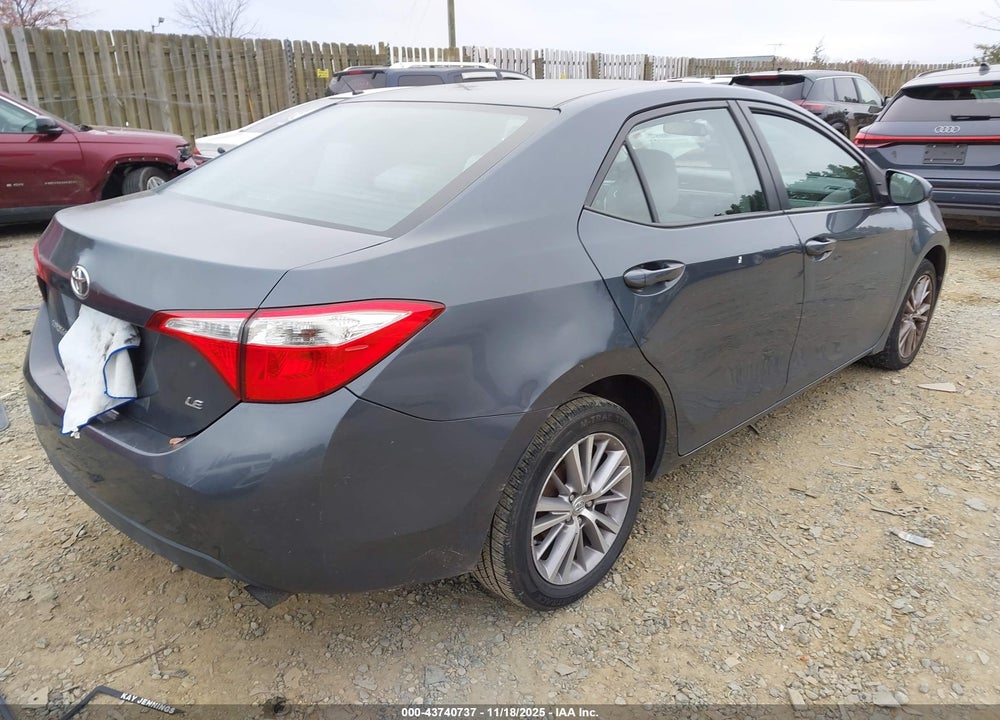 2015 TOYOTA COROLLA VIN: 2T1BURHE5FC384180