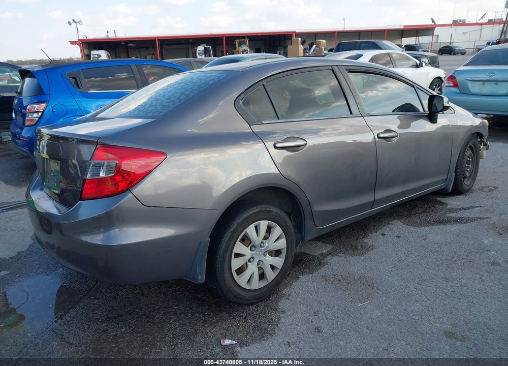 2012 HONDA CIVIC LX VIN: 19XFB2F56CE105317