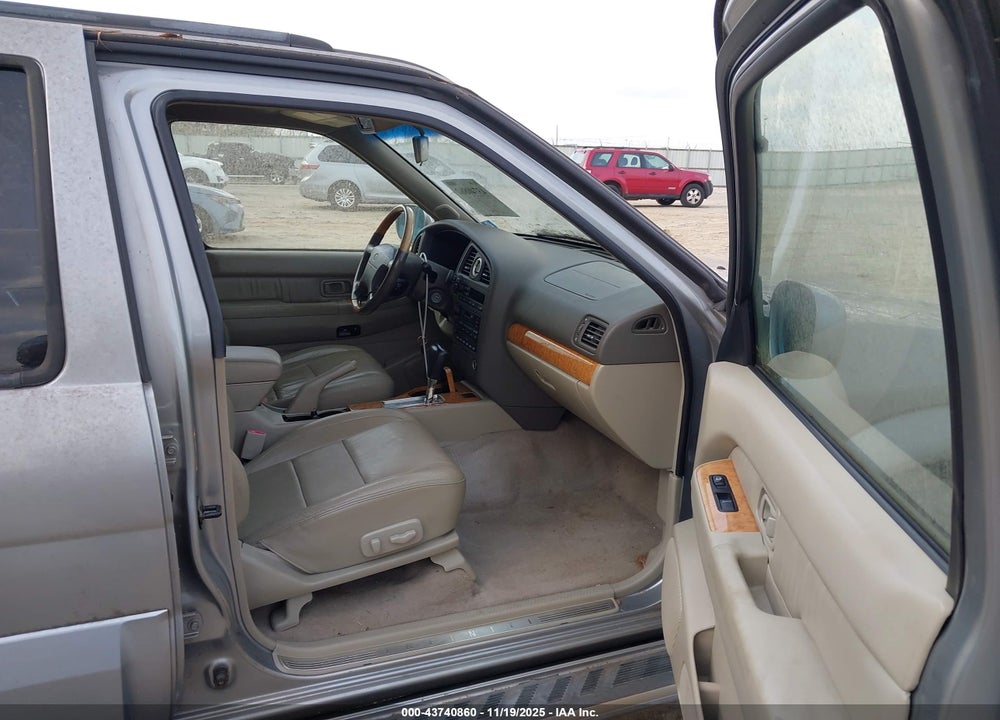 2001 INFINITI QX4 LUXURY VIN: JNRDR07X21W103994