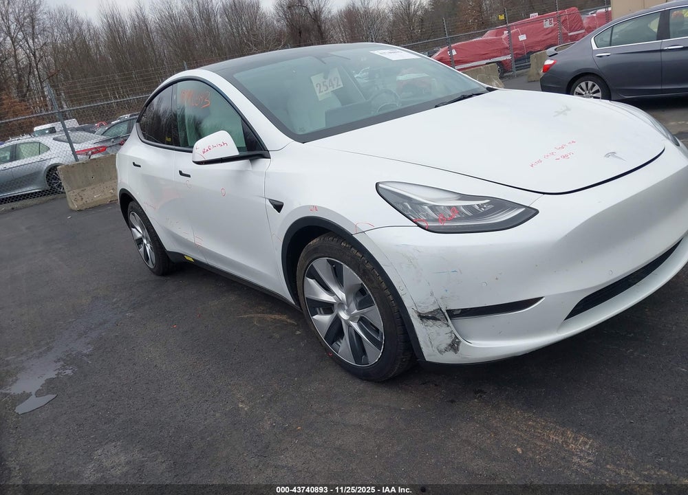 2021 TESLA MODEL Y LONG RANGE DUAL MOTOR ALL-WHEEL DRIVE VIN: 5YJYGDEE0MF251537