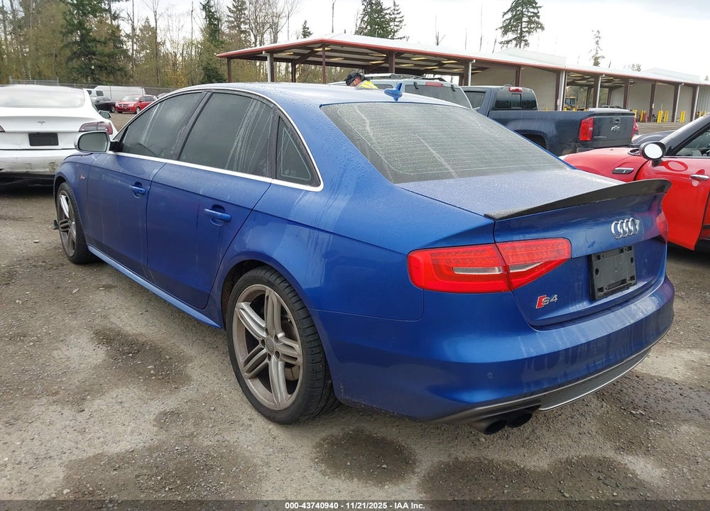 2015 AUDI S4 3.0T PREMIUM PLUS VIN: WAUKGAFL3FA061726
