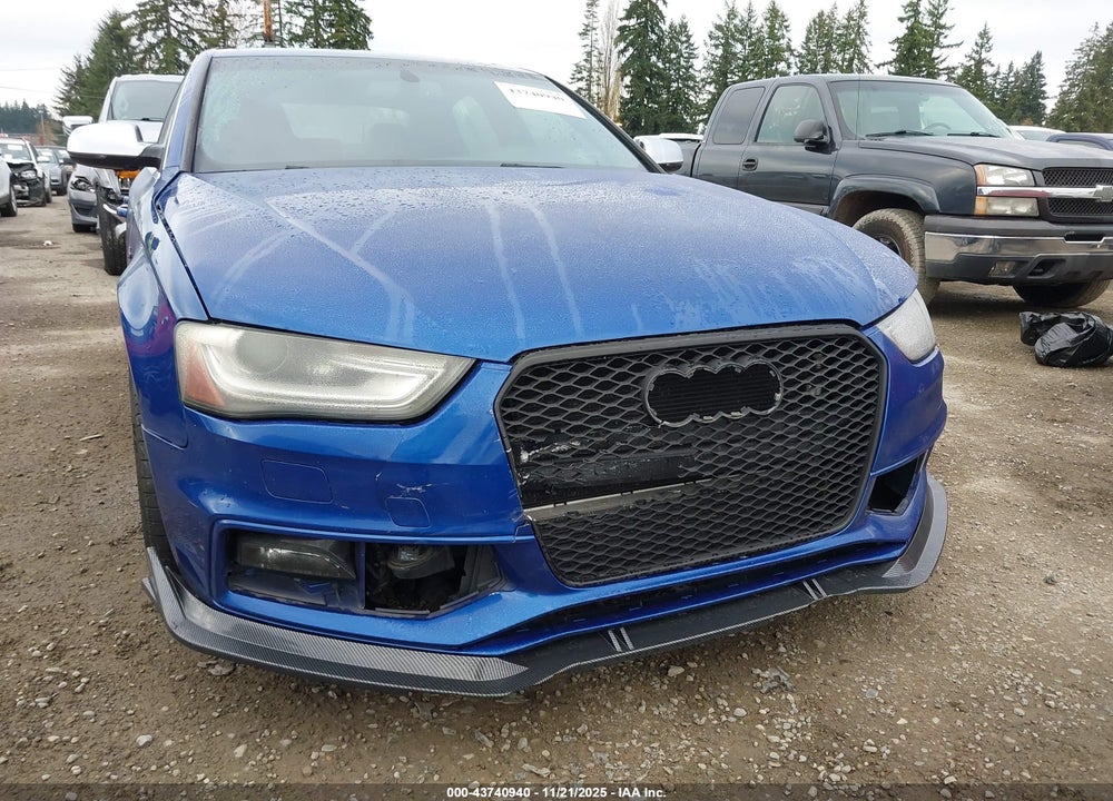 2015 AUDI S4 3.0T PREMIUM PLUS VIN: WAUKGAFL3FA061726