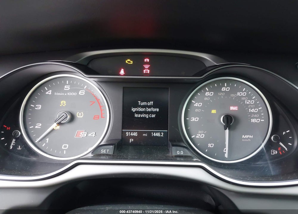2015 AUDI S4 3.0T PREMIUM PLUS VIN: WAUKGAFL3FA061726
