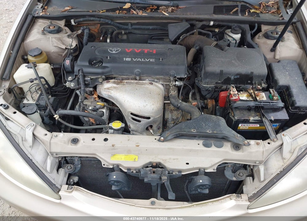 2003 TOYOTA CAMRY XLE VIN: 4T1BE30K43U244188