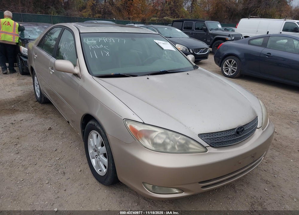 2003 TOYOTA CAMRY XLE VIN: 4T1BE30K43U244188
