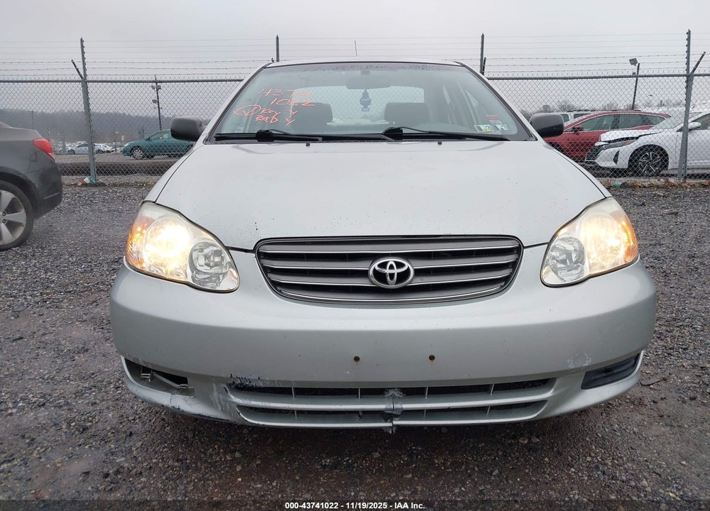 2003 TOYOTA COROLLA CE VIN: 1NXBR32E63Z064982