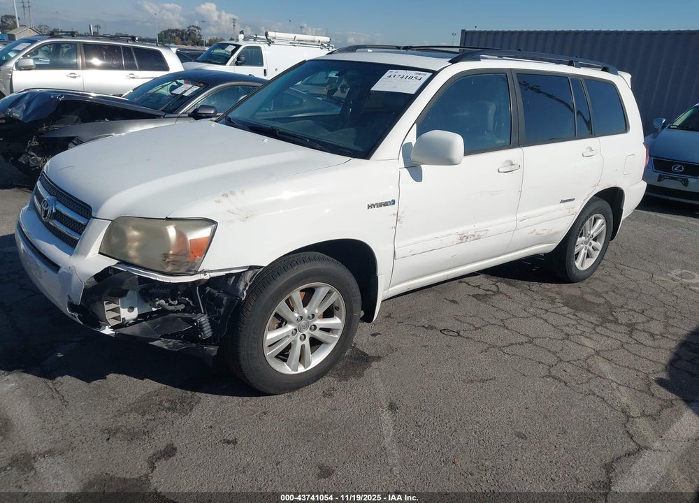2006 TOYOTA HIGHLANDER HYBRID LIMITED V6 VIN: JTEEW21AX60026567