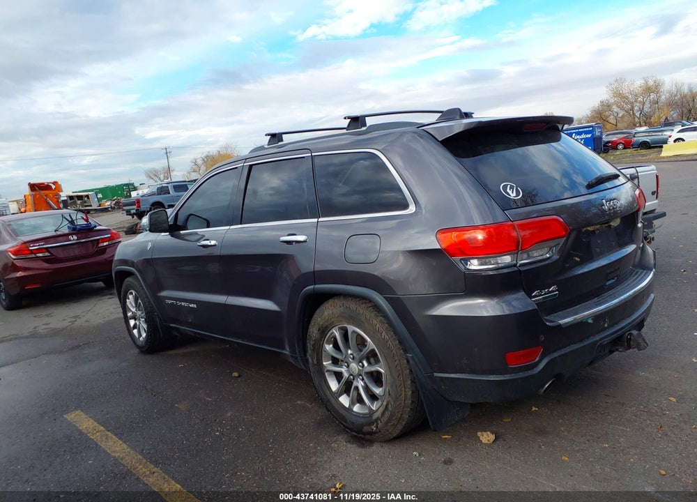 2014 CHEROKEE JEEP GRAND  LIMITED VIN: 1C4RJFBM8EC414978