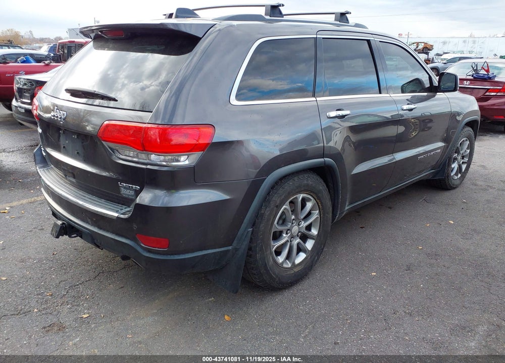 2014 CHEROKEE JEEP GRAND  LIMITED VIN: 1C4RJFBM8EC414978