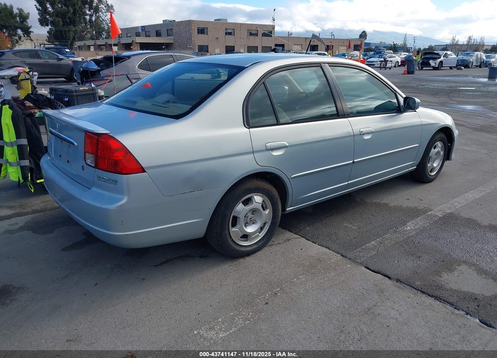 2003 HONDA CIVIC HYBRID VIN: JHMES96623S029507