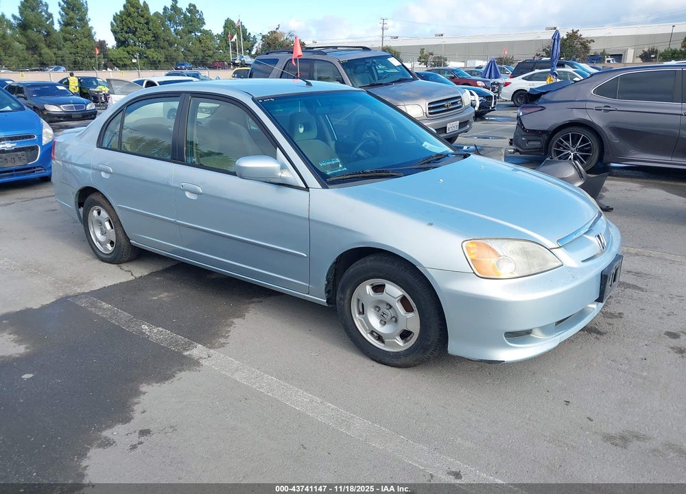 2003 HONDA CIVIC HYBRID VIN: JHMES96623S029507