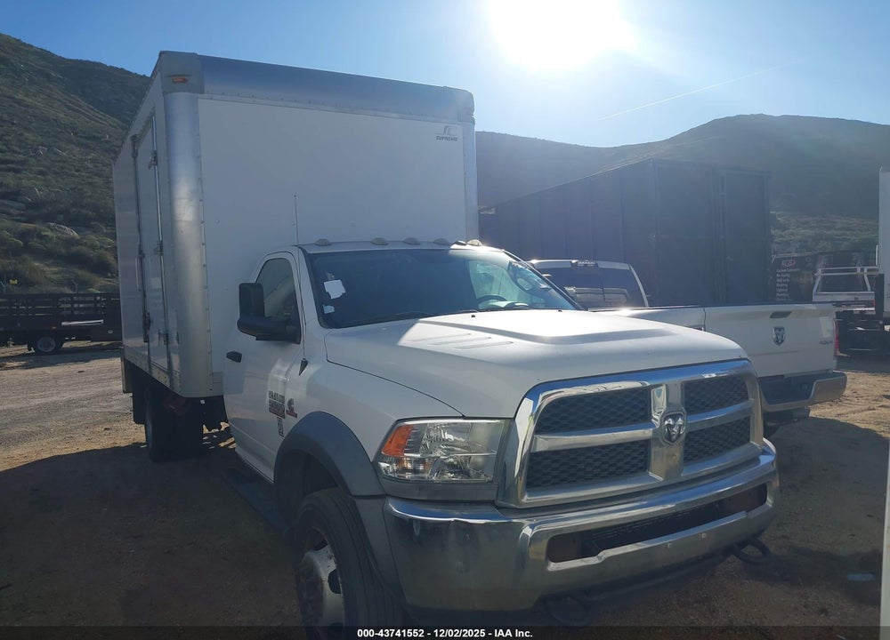 2016 RAM 5500 CHASSIS TRADESMAN/SLT VIN: 3C7WRMCLXGG109748