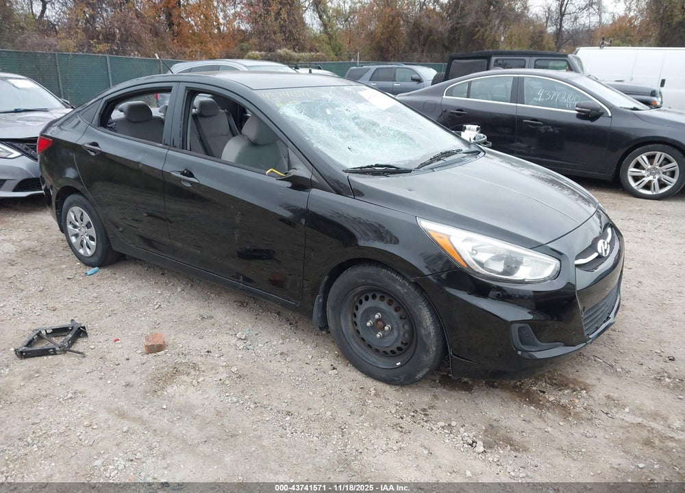 2016 HYUNDAI ACCENT SE VIN: KMHCT4AE4GU136507