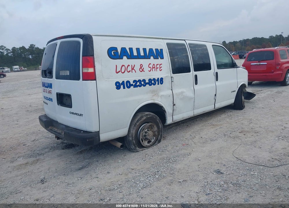 2005 CHEVROLET EXPRESS VIN: 1GCGG25U151252729