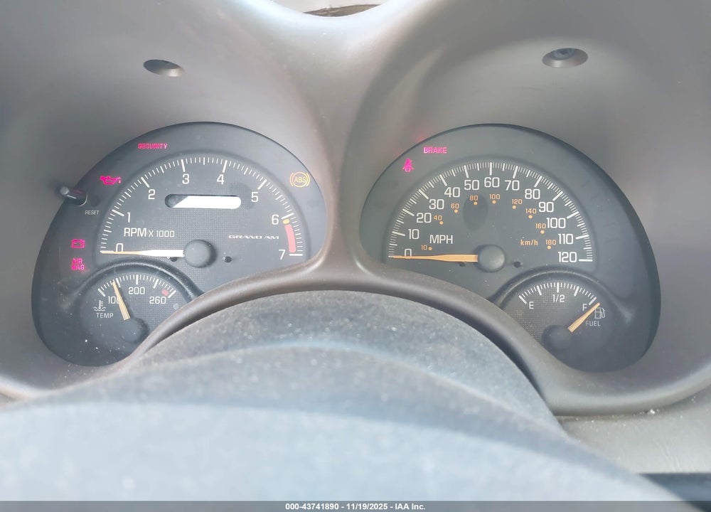 2000 PONTIAC GRAND AM SE2 VIN: 1G2NG12E6YM877102