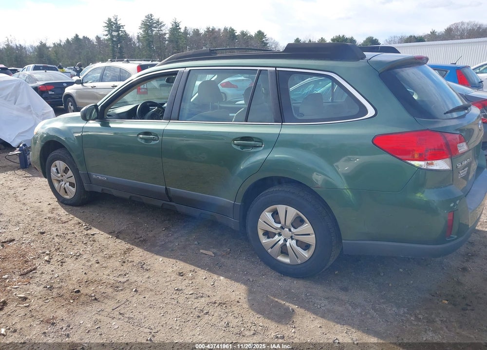 2013 SUBARU OUTBACK 2.5I VIN: 4S4BRBAC0D3231323