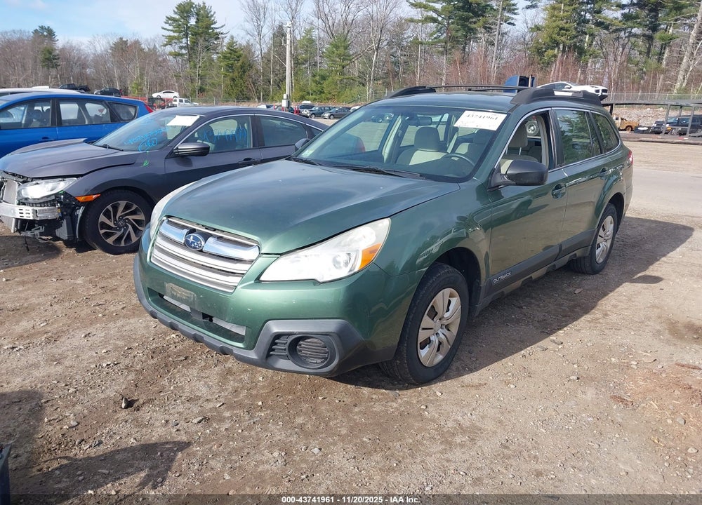 2013 SUBARU OUTBACK 2.5I VIN: 4S4BRBAC0D3231323