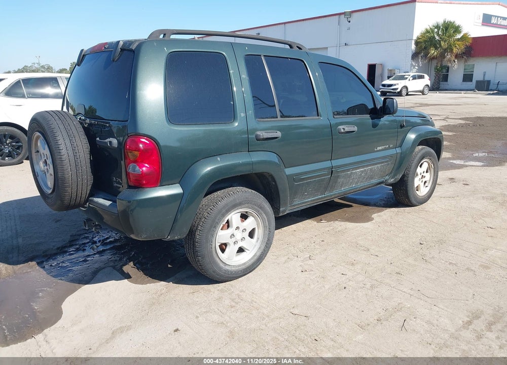 2002 JEEP LIBERTY LIMITED EDITION VIN: 1J4GL58K22W106453