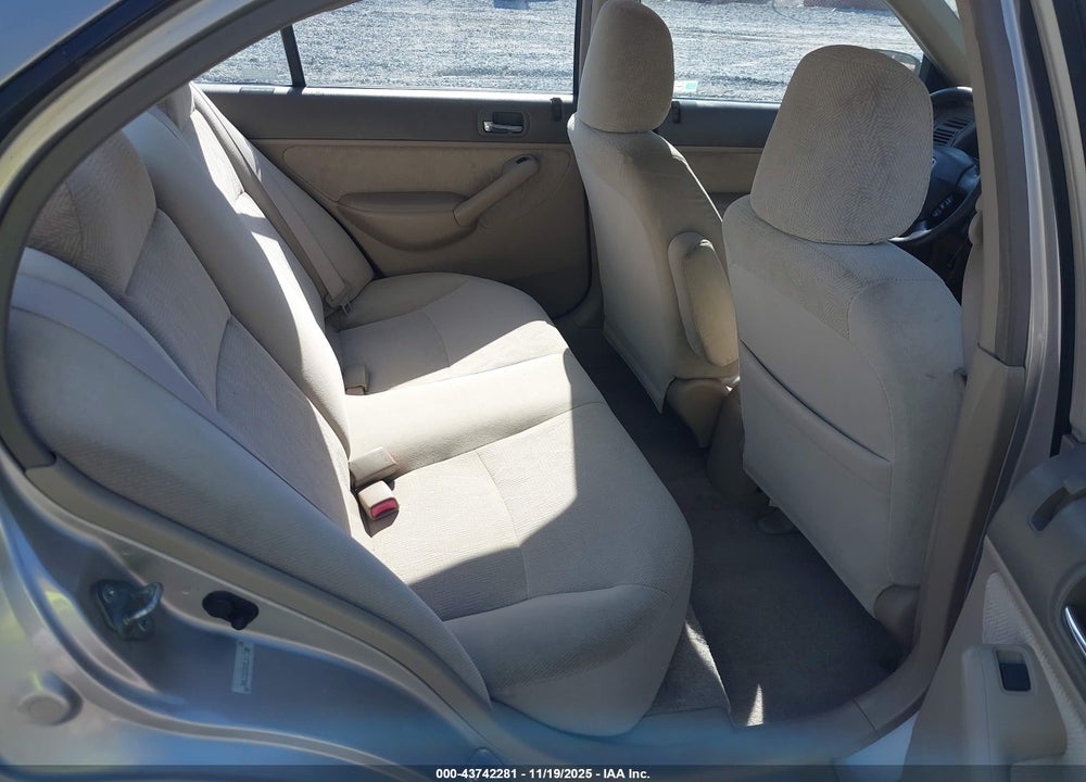 2002 HONDA CIVIC LX VIN: 1HGES165X2L047709