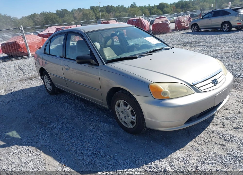 2002 HONDA CIVIC LX VIN: 1HGES165X2L047709