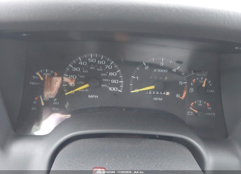 1997 GMC SONOMA SLS WIDESIDE VIN: 1GTDT19X6V8520601
