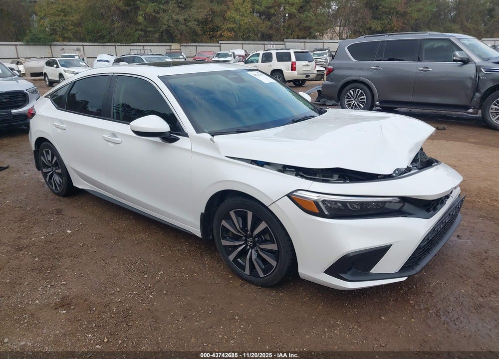 2023 HONDA CIVIC EX-L/EX-L W/O BSI VIN: 19XFL1H72PE018266