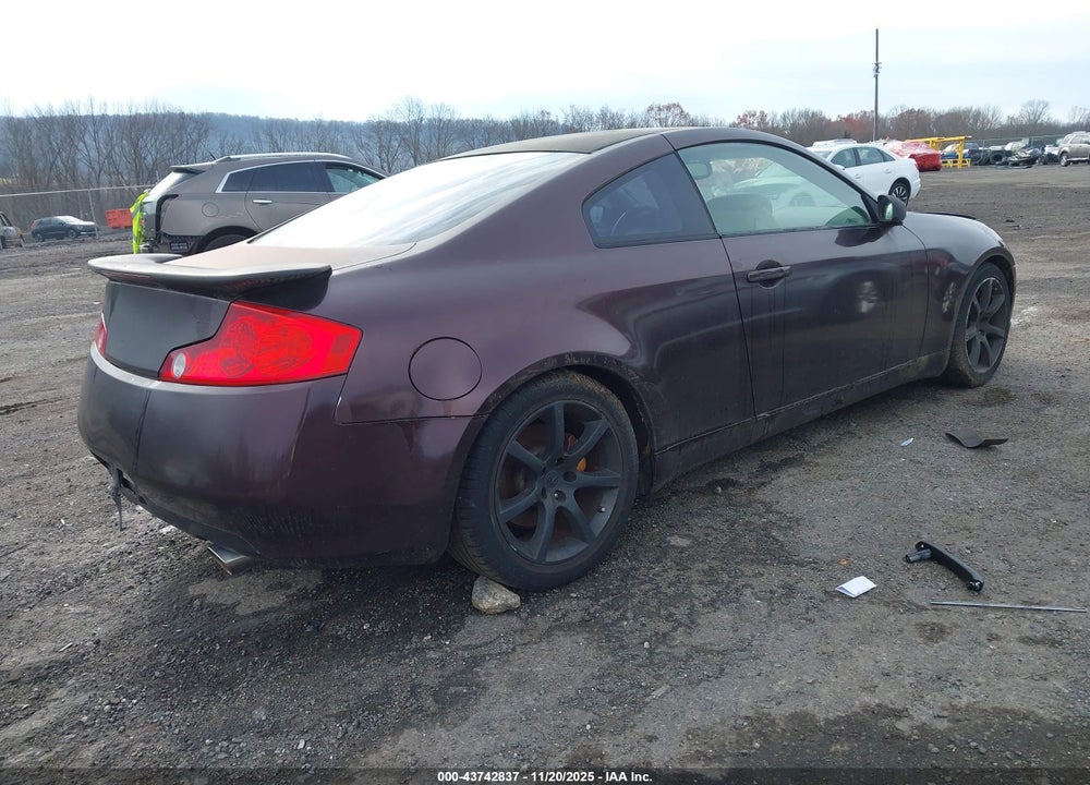 2004 INFINITI G35 VIN: JNKCV54E14M823700