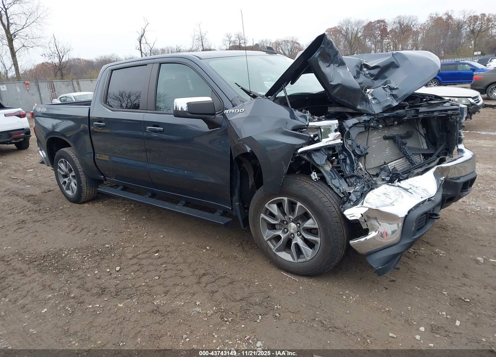2022 CHEVROLET SILVERADO 1500 LTD 4WD  SHORT BED LT WITH 2FL VIN: 1GCPYJEK6NZ137227