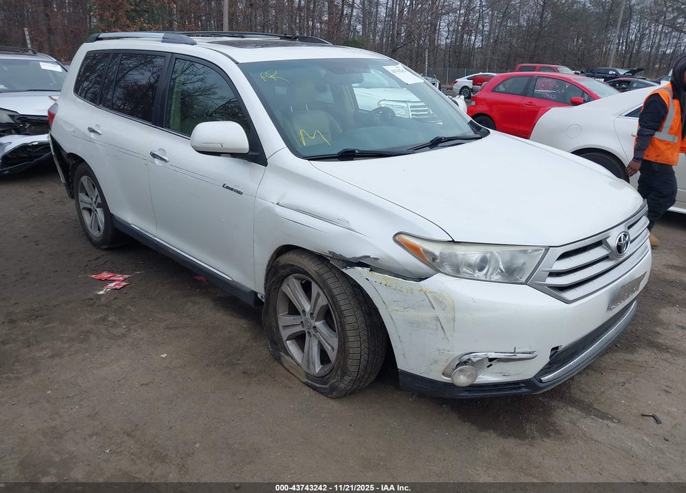 2012 TOYOTA HIGHLANDER LIMITED V6 VIN: 5TDDK3EH7CS119614