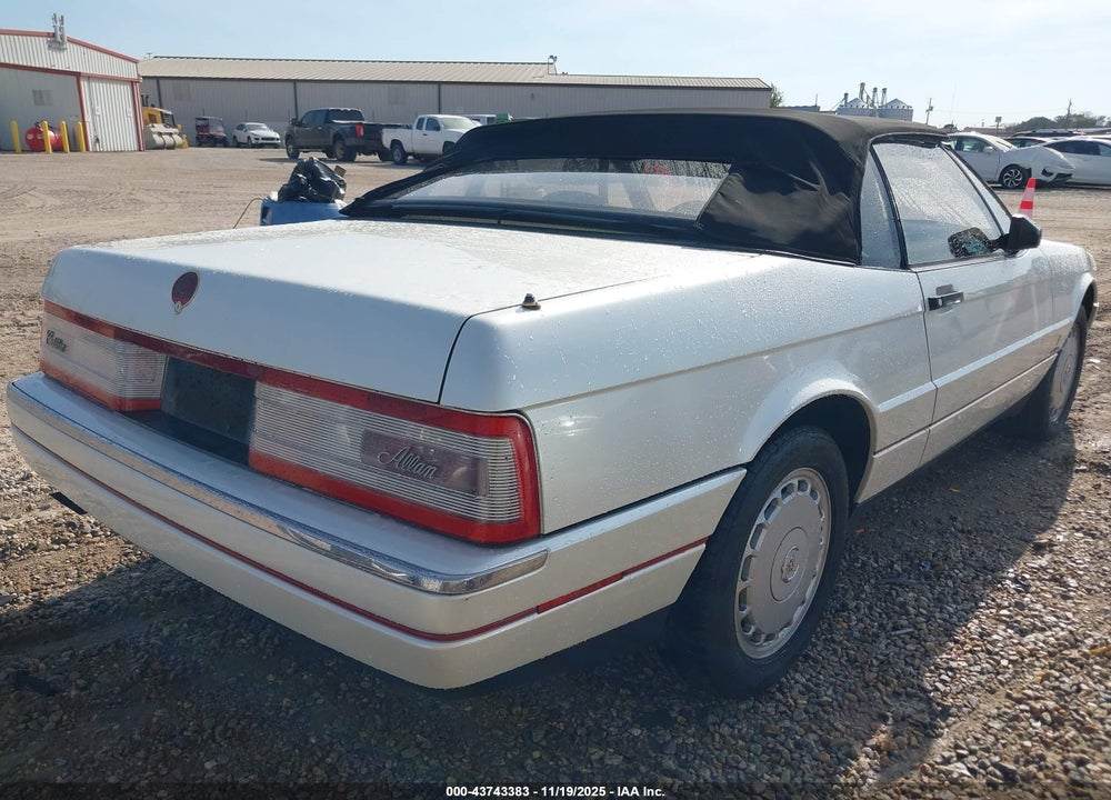 1992 CADILLAC ALLANTE VIN: 1G6VS3387NU125826