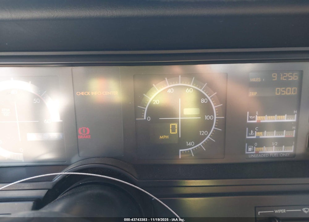 1992 CADILLAC ALLANTE VIN: 1G6VS3387NU125826