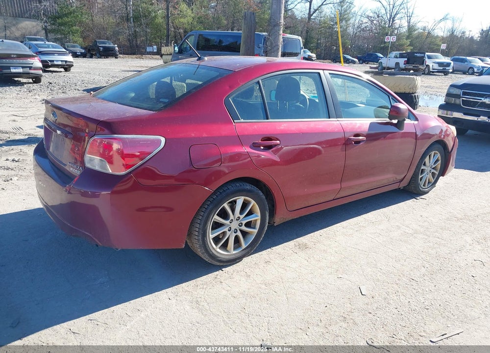 2013 SUBARU IMPREZA VIN: JF1GJAC69DH035666