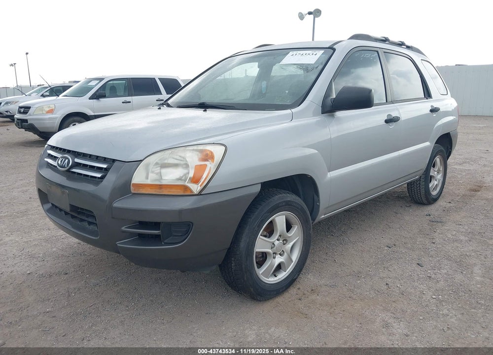 2007 KIA SPORTAGE LX VIN: KNDJF724977442725