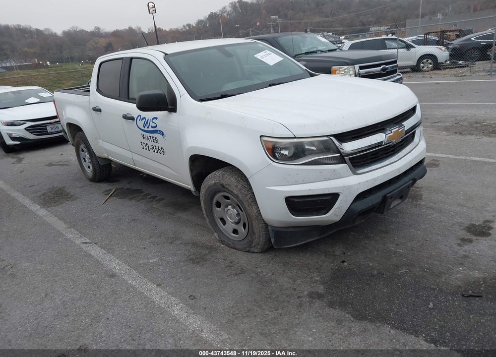 2016 CHEVROLET COLORADO WT VIN: 1GCGSBEA7G1394185