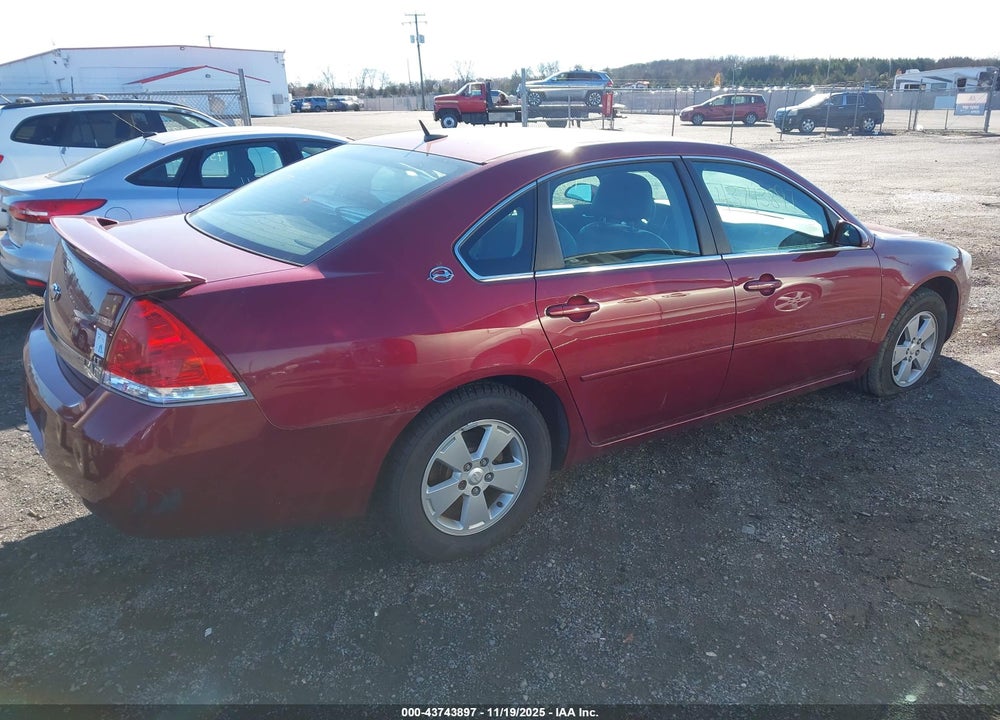 2008 CHEVROLET IMPALA LT VIN: 2G1WT58N481380578