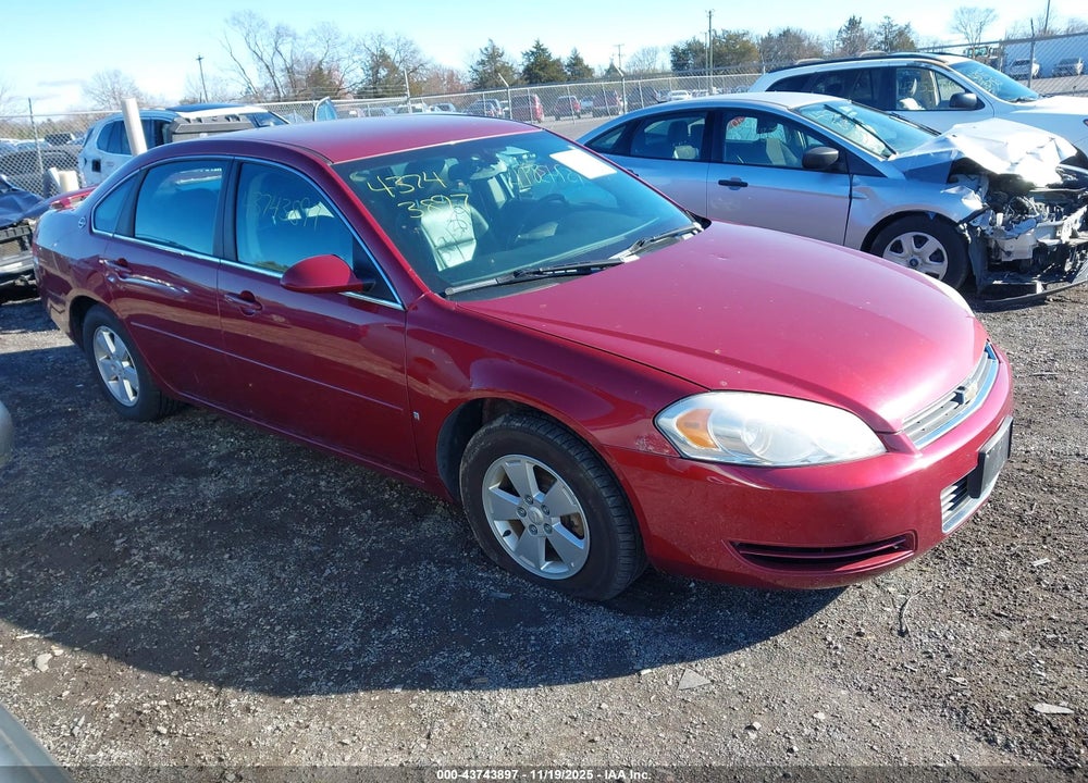 2008 CHEVROLET IMPALA LT VIN: 2G1WT58N481380578