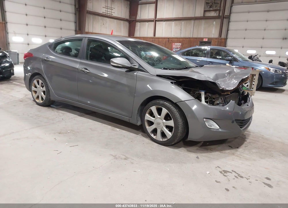 2012 HYUNDAI ELANTRA LIMITED VIN: 5NPDH4AE1CH112292