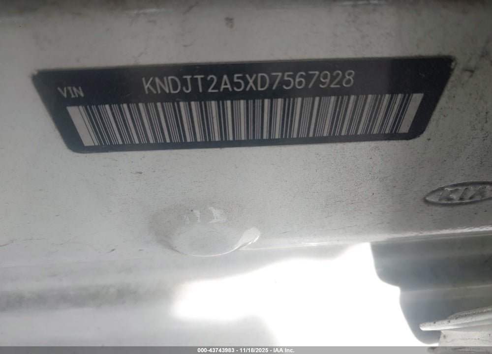 2013 KIA SOUL VIN: KNDJT2A5XD7567928