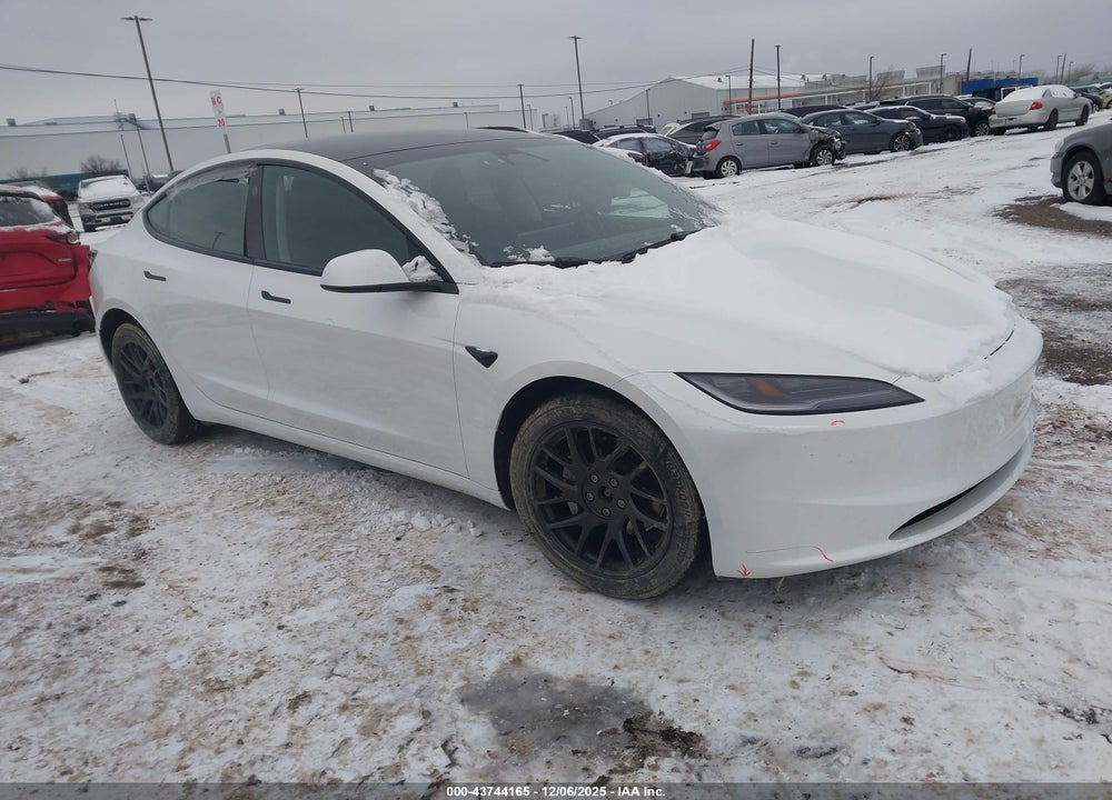 2025 TESLA MODEL 3 LONG RANGE ALL-WHEEL DRIVE VIN: 5YJ3E1EB6SF876848