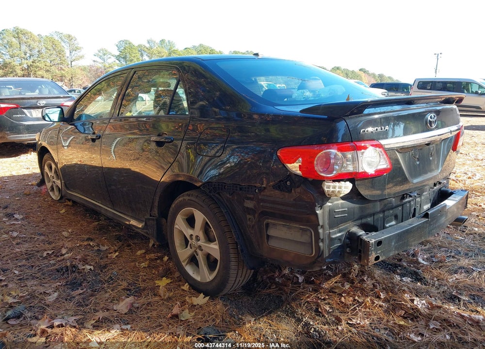 2011 TOYOTA COROLLA S VIN: 2T1BU4EE4BC676453