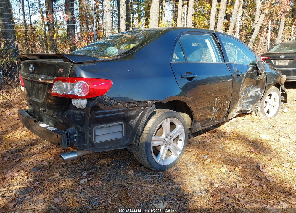 2011 TOYOTA COROLLA S VIN: 2T1BU4EE4BC676453