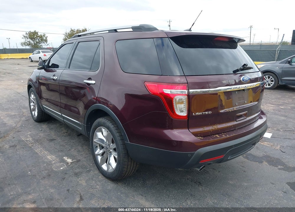 2011 FORD EXPLORER LIMITED VIN: 1FMHK7F86BGA27700