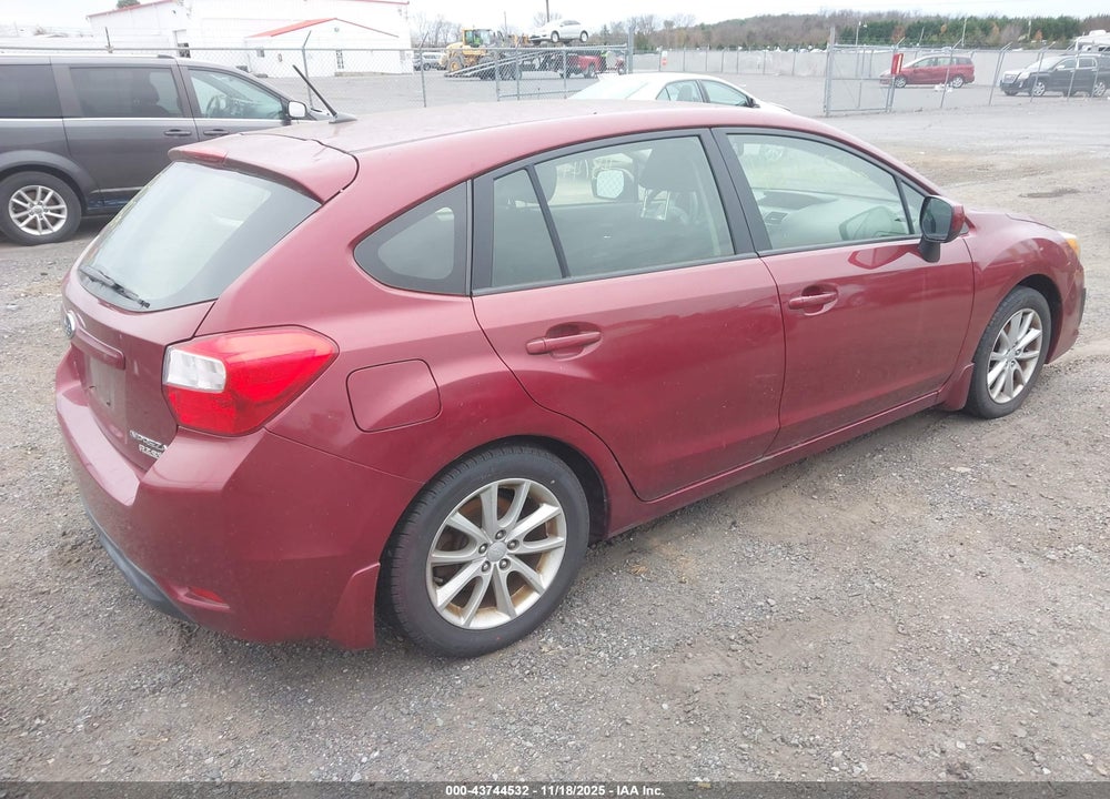2013 SUBARU IMPREZA 2.0I PREMIUM VIN: JF1GPAC6XD2216910
