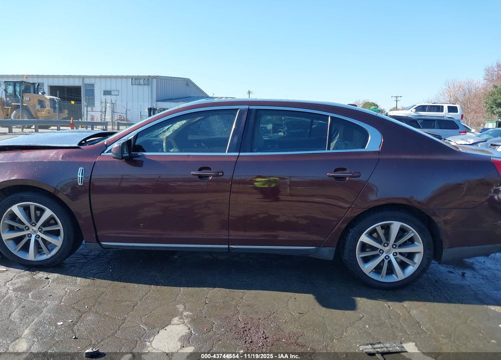 2012 LINCOLN MKS VIN: 1LNHL9DR4CG801335