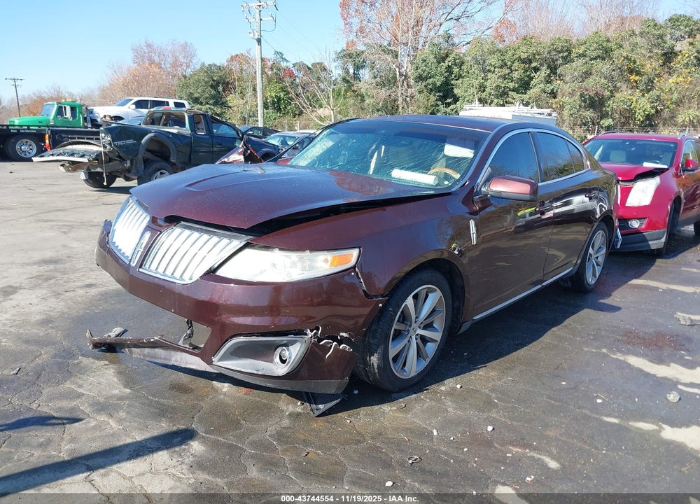 2012 LINCOLN MKS VIN: 1LNHL9DR4CG801335