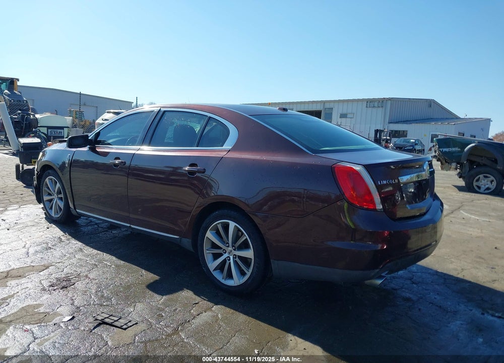 2012 LINCOLN MKS VIN: 1LNHL9DR4CG801335