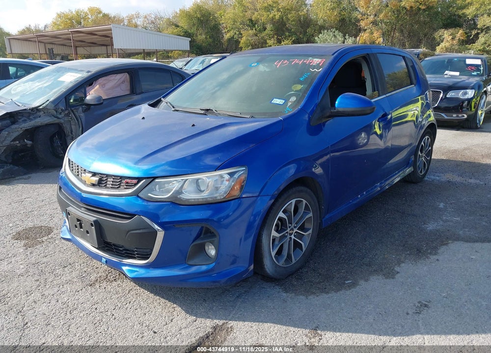 2017 CHEVROLET SONIC LT AUTO VIN: 1G1JD6SB5H4110002
