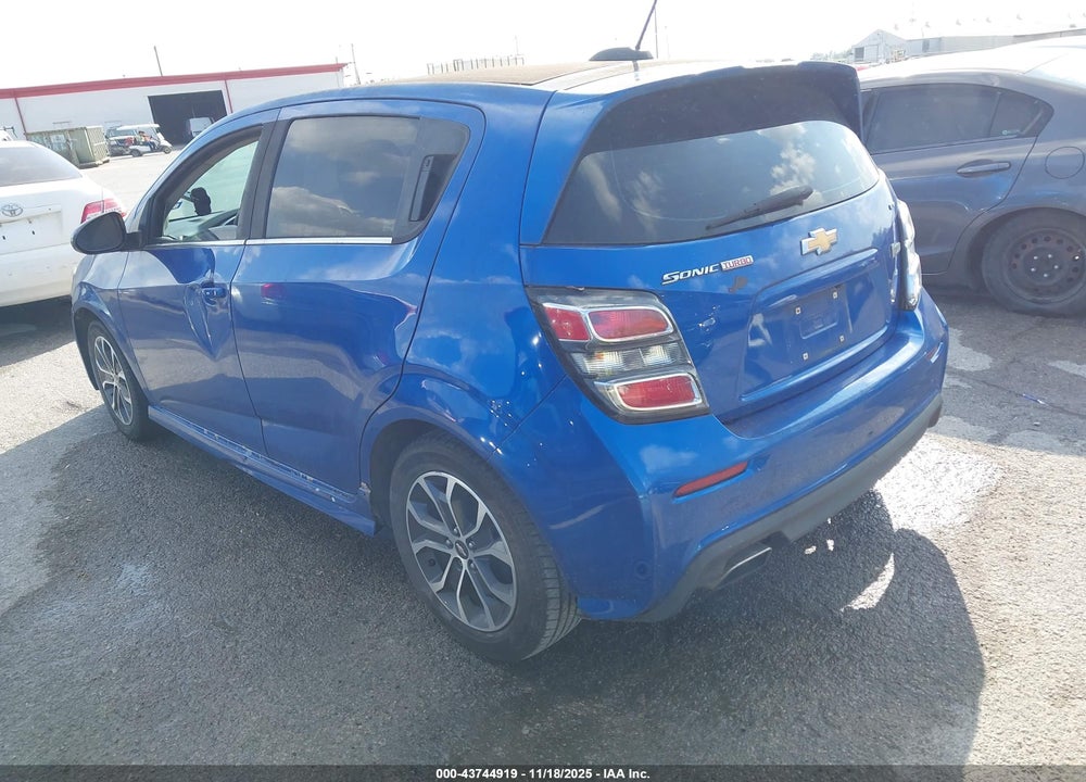 2017 CHEVROLET SONIC LT AUTO VIN: 1G1JD6SB5H4110002